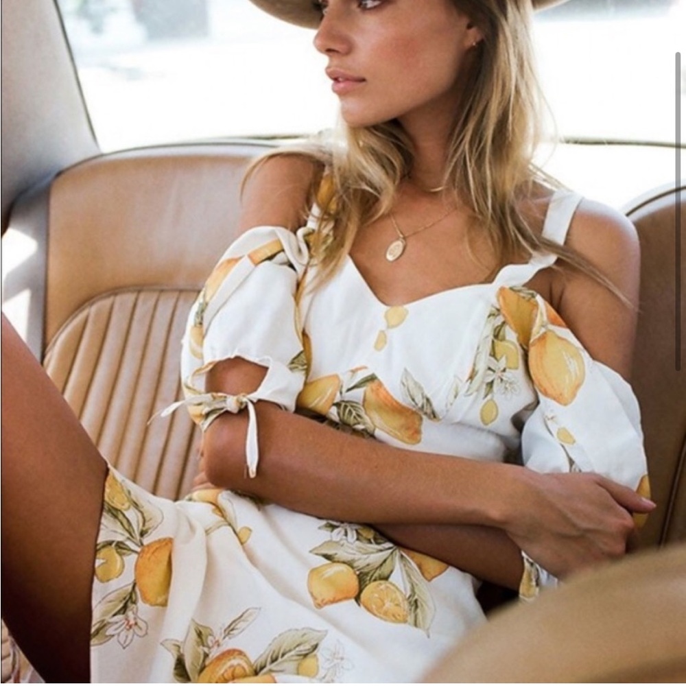 🍋NWT For Love and Lemons Limonada Sun Dress🍋